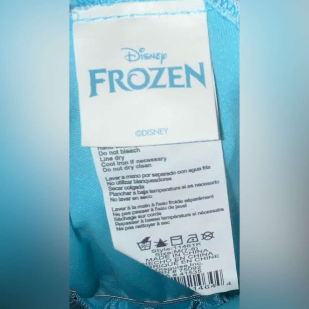 Disney Frozen theme dress size M(7-8)
